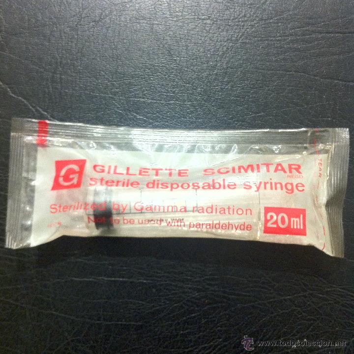 Coleccionismo: JERINGUILLA GILLETTE SCIMITAR - Foto 2