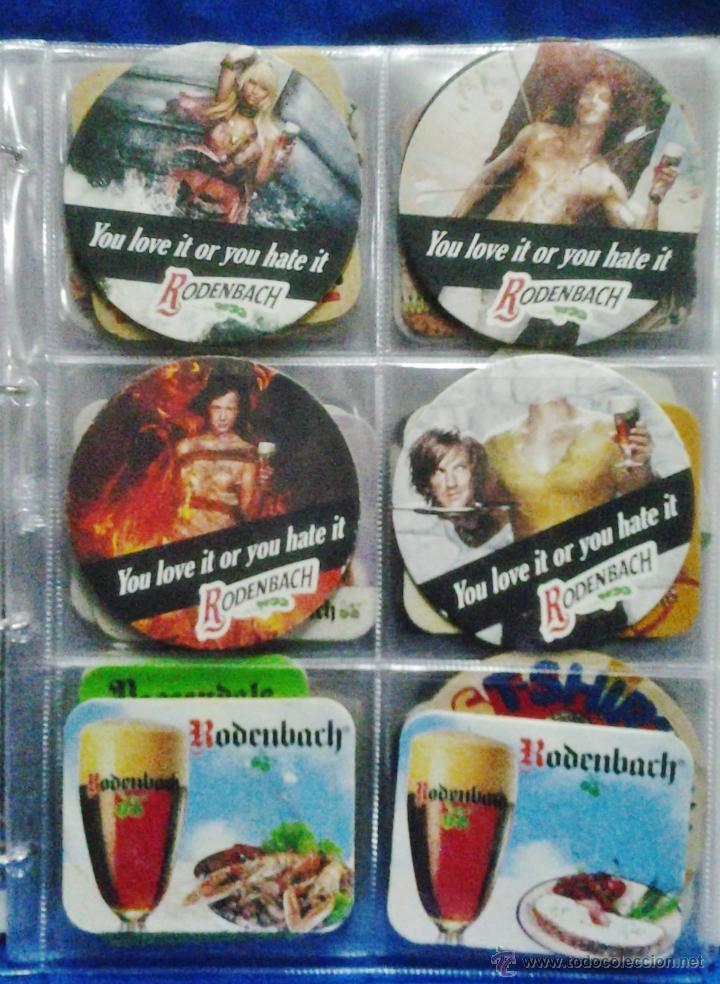 Coleccionismo: lote de + de 40 posavasos - cerveza rodenbach / belgic - todos diferentes - ver fotos