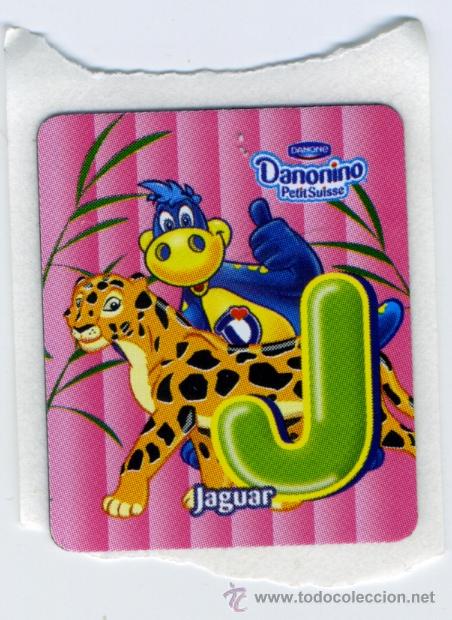 Coleccionismo: IMAN DANONINO - PETIT SUISSE - NUEVO - ABECEDARIO ANIMALES - JAGUAR