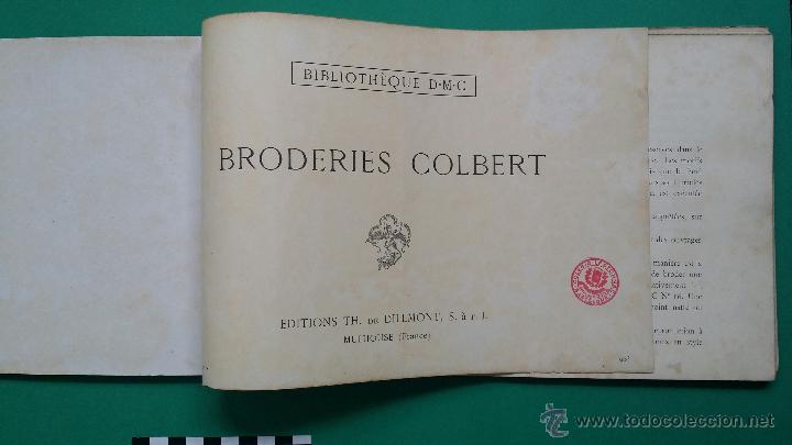Coleccionismo: Broderies Colbert, Bibliot&egrave;que D.M.C. - Foto 3
