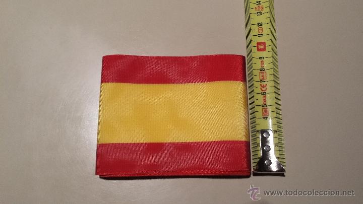 Coleccionismo: CINTA DE BANDERA ESPA&Ntilde;A 9 CM ESPESOR