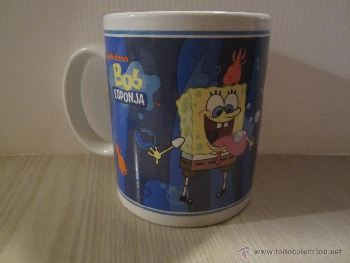 Coleccionismo: TAZA DE CERAMICA BOB ESPONJA