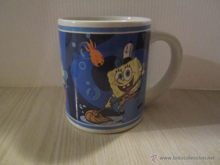 Coleccionismo: TAZA DE CERAMICA BOB ESPONJA