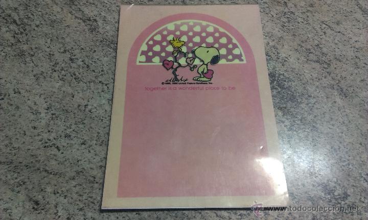 Coleccionismo: LIBRETA  DECORADA SNOOPY- EXCL. BUTTERFLY ORIGINALS,LTD (mas 4 euros envio)TAL CUAL SE VE EN FOTOS