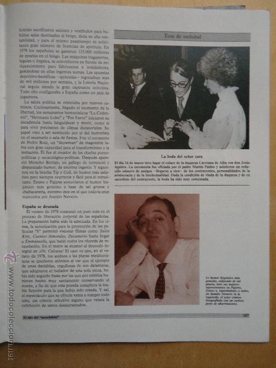 Collecting paper: 28x22cm - hoja original prensa coleccion - boda duquesa de alba  - humor juanito navarro