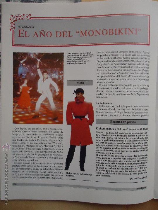 Collecting paper: 28x22cm - hoja original prensa coleccion - john travolta