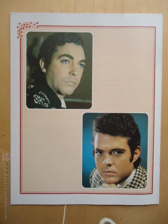 Collecting paper: 28x22cm - hoja original prensa coleccion cantante de copla  - pedrito rico y el titi