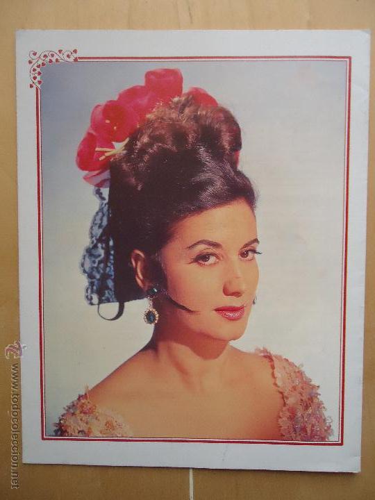 Collecting paper: 28x22cm - hoja original prensa coleccion cantante de copla - ANTO&Ntilde;ITA MORENO
