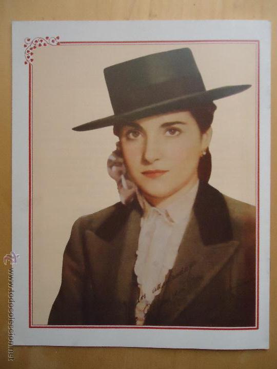 Coleccionismo: 28x22cm - hoja original prensa coleccion cantante de copla - NATI MISTRA