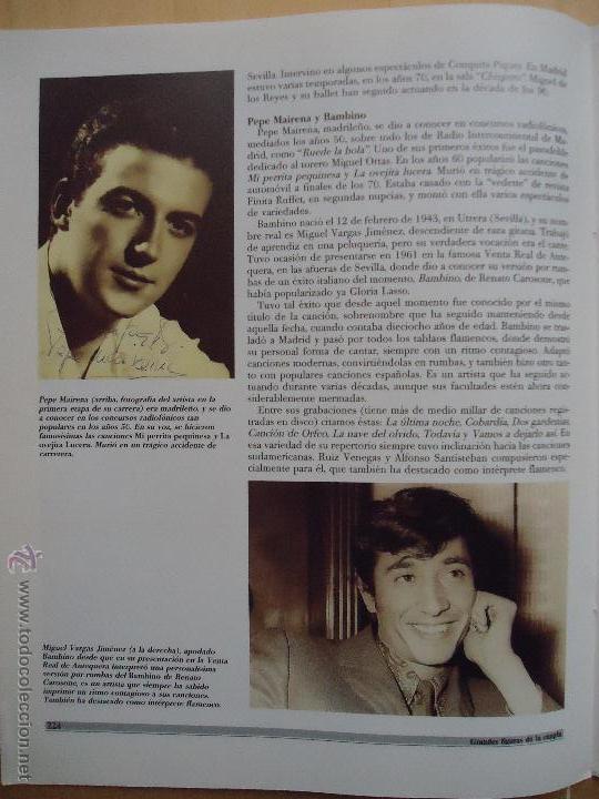 Coleccionismo: 28x22cm - hoja original prensa coleccion cantante de copla - PEPE MAIRENA , MIGUEL VARGAS JIMENEZ