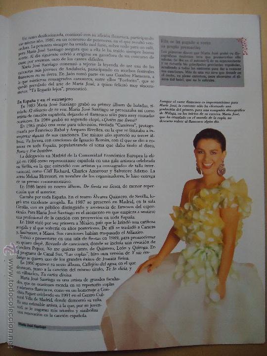 Collectionnisme: 28x22cm - hoja original prensa coleccion - COPLA - MARIA JOSE SANTIAGO