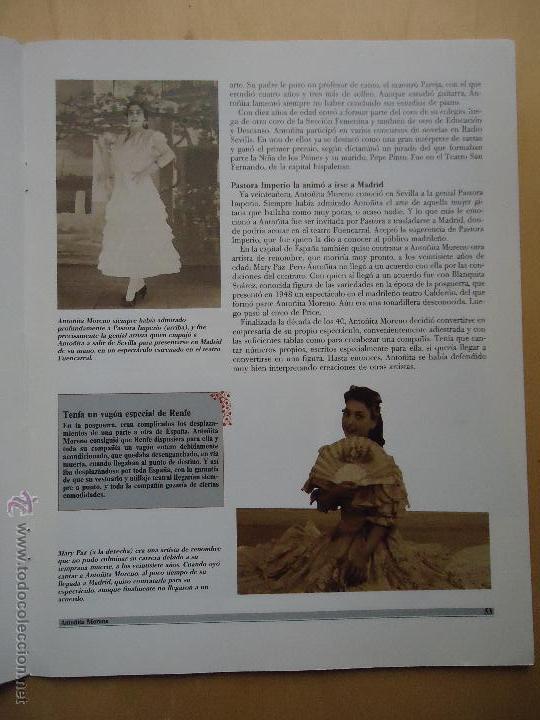Collecting paper: 28x22cm - hoja original prensa coleccion - COPLA - anto&ntilde;ita moreno y mary paz