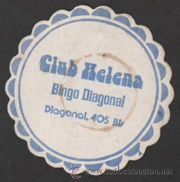 Coleccionismo: POSAVASOS BINGO DIAGONAL BARCELONA - Foto 1