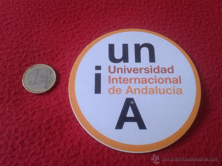 Coleccionismo: ESCASO Y BONITO POSAVASOS UNIVERSIDAD INTERNACIONAL DE ANDALUCIA. TENGO MAS POSAVASOS VEAN MIS LOTES