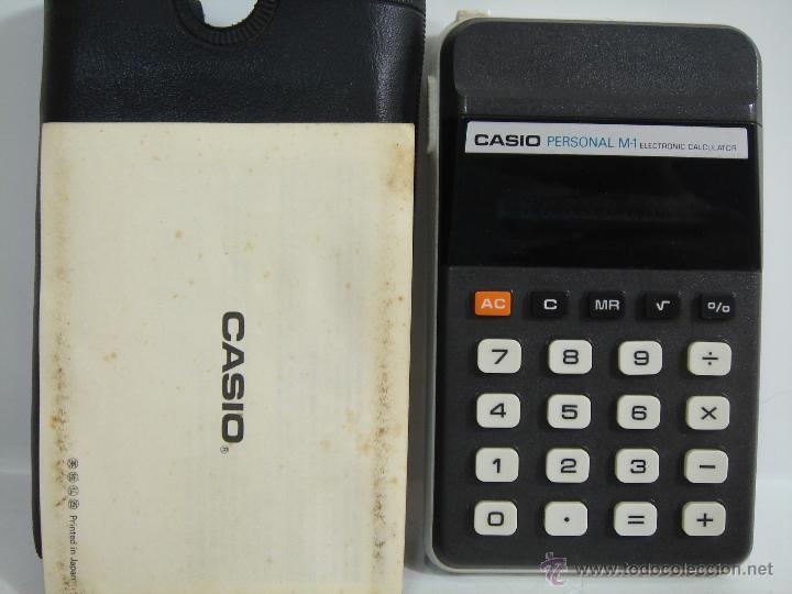 Calculatrice Casio M-1 PERSONAL Blanche affichage VFD