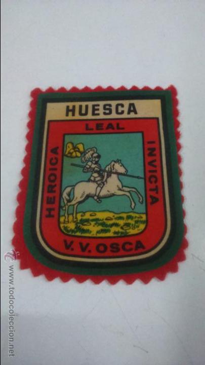 Coleccionismo: PARCHE ESCUDO HUESCA - Foto 1