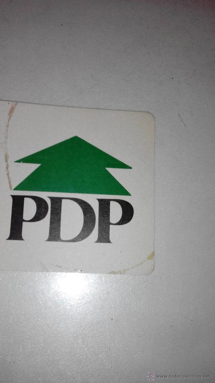 Collectionnisme: POSAVASO POLITICO- posavasos politico - PDP