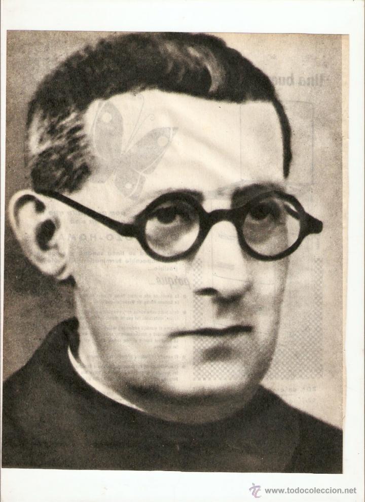 Coleccionismo: A&Ntilde;O1959 RECORTE PRENSA ARCADIO LARRAONA SARALEGUI CARDENAL EN ROMA CURIA NAVARRA OTEIZA DE LA SOLANA