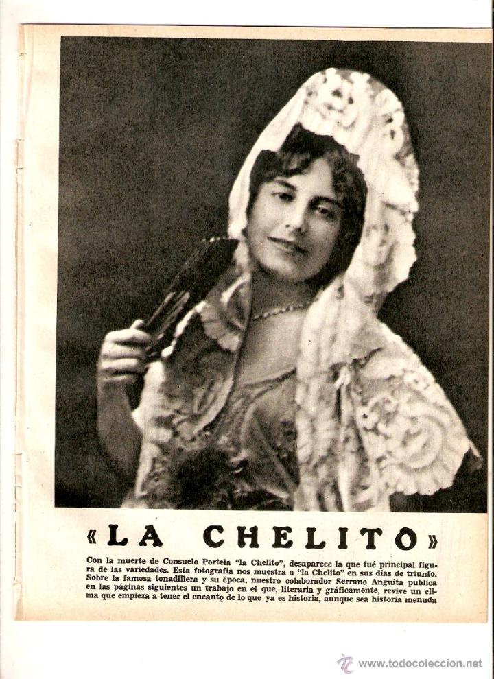 Coleccionismo: A&Ntilde;O 1959 RECORTE PRENSA TEATRO CONSUELO PORTELA LA CHELITO Y SU EPOCA ROSARIO GUERRERO CARMEN FLORES