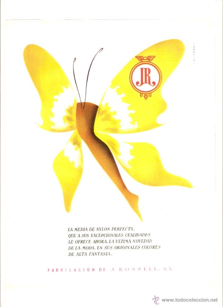 Coleccionismo: A&Ntilde;O 1959 RECORTE PRENSA PUBLICIDAD MEDIAS JR FABRICACION J ROSSELL COSMETICA ANGEL FACE DE PONDS