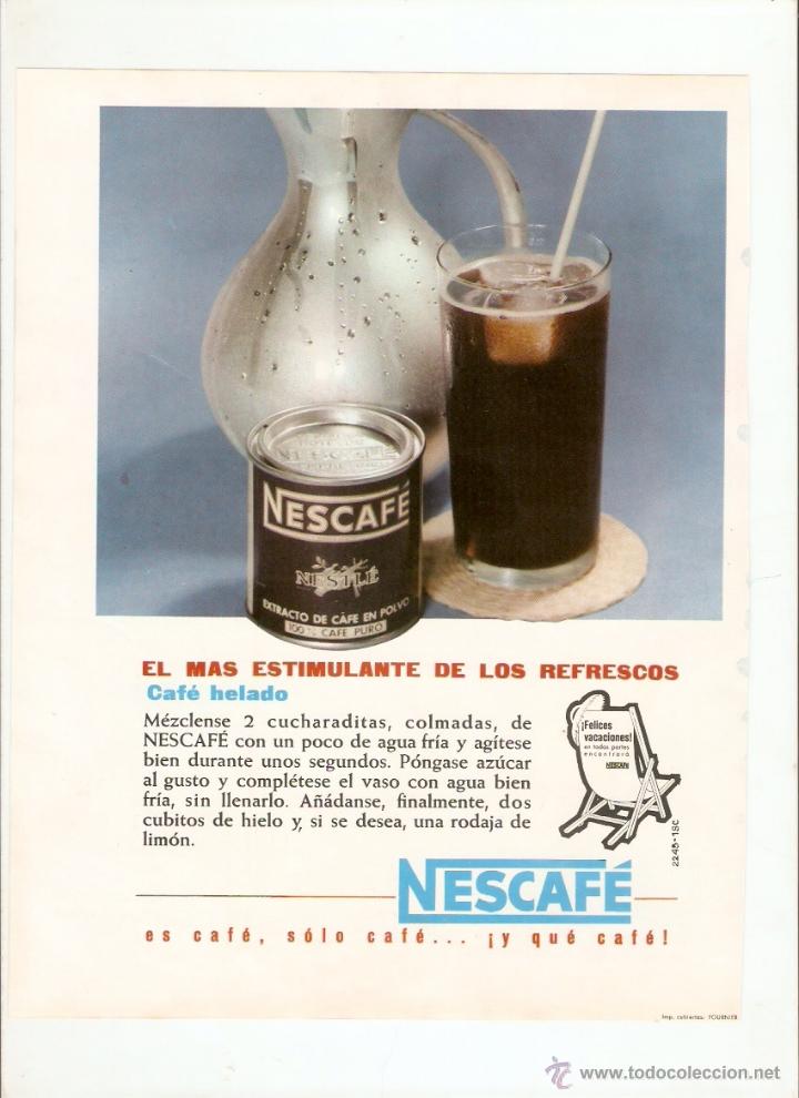 Ano 1960 Recorte Prensa Publicidad Bebidas Refr Kaufen Alte Dokumente In Todocoleccion