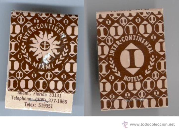 Coleccionismo: HOTEL INTERCONTINENTAL MIAMI (FLORIDA): CAJITA CON HILOS Y AGUJA