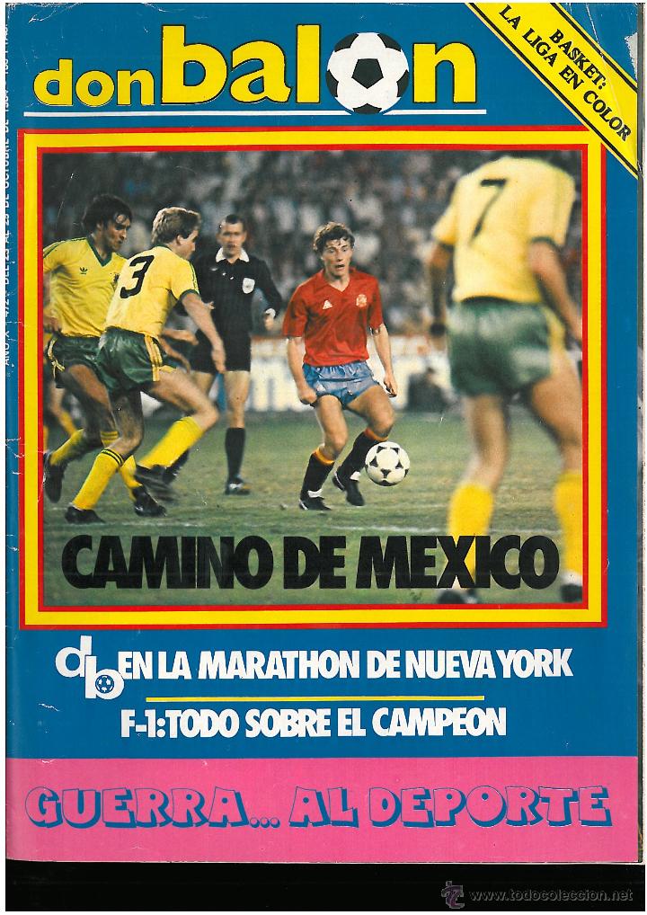 Coleccionismo: Don Balon Camino de Mexico - Foto 1