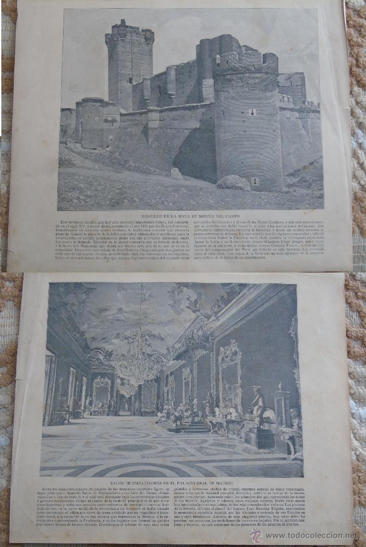 Collezionismo: FOTO L&Aacute;MINA SIGLO XIX. 1898. PANORAMA NACIONAL. VALLADOLID. CASTILLO DE MEDINA DEL CAMPO. 25