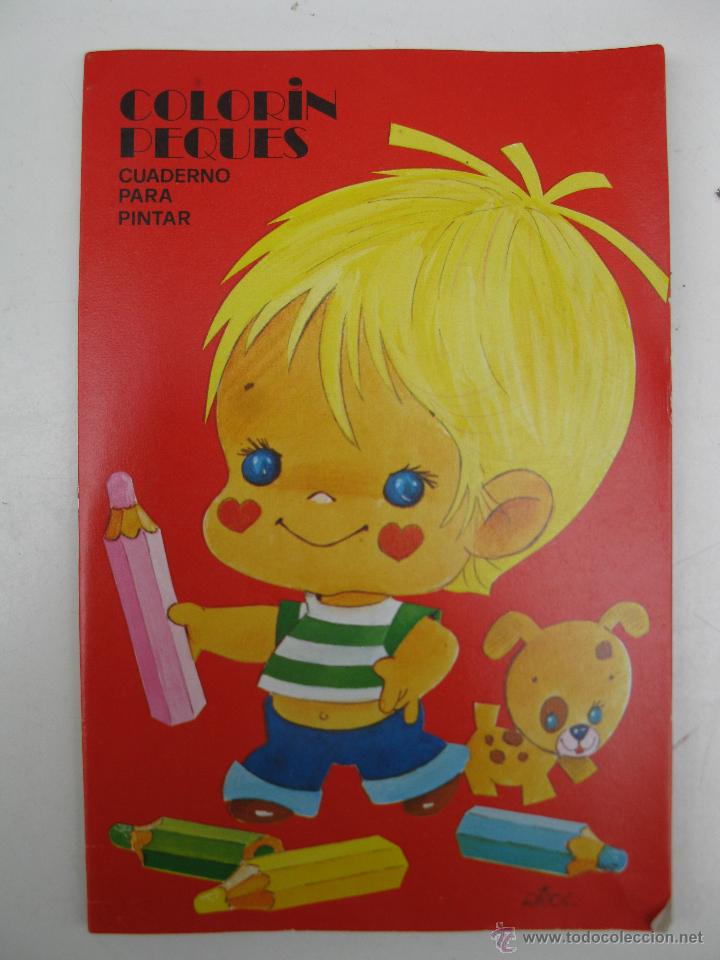 Coleccionismo: COLOR&Iacute;N PEQUES - CUADERNO PARA PINTAR - SIN USO - VILA - A&Ntilde;O 1980.