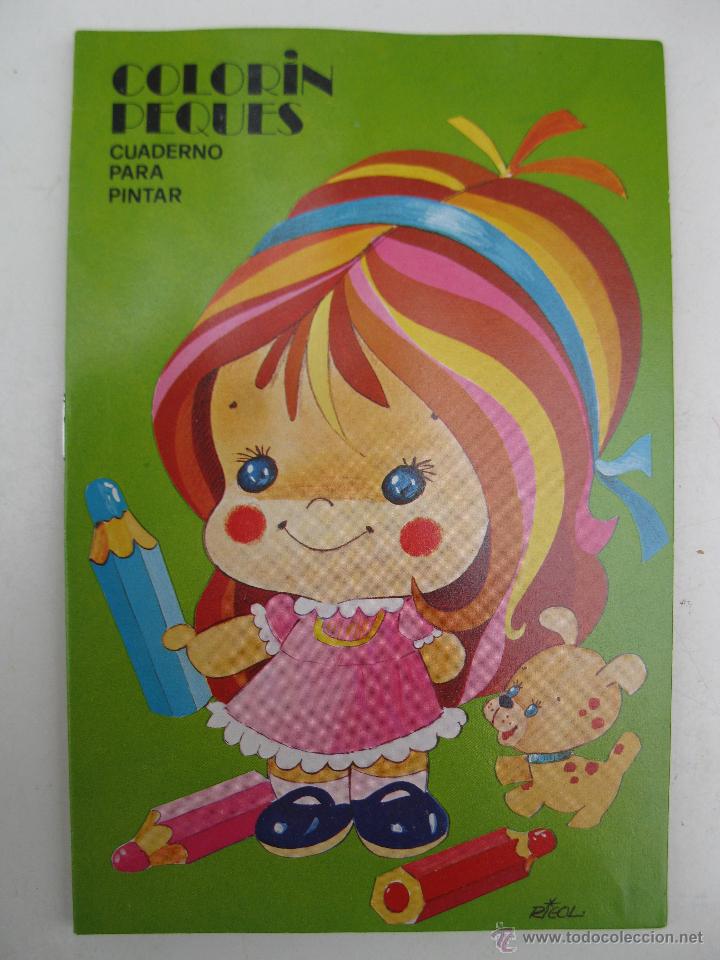 Coleccionismo: COLOR&Iacute;N PEQUES - CUADERNO PARA PINTAR - SIN USO - VILA - A&Ntilde;O 1980.