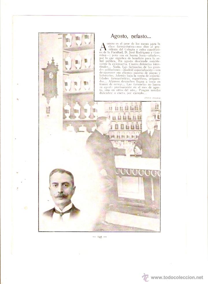 Coleccionismo: A&Ntilde;O 1928 RECORTE PRENSA FARMACIA JOSE RODRIGUEZ GONZALEZ PUBLICIDAD ZUMO DE UVA MOSTELLE BEBIDAS