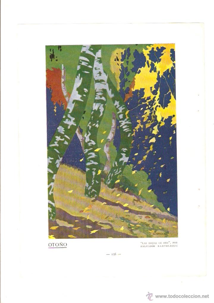 Coleccionismo: A&Ntilde;O 1928 POESIA LUIS FERNANDEZ ARDAVIN PINTURA LAMINA DIBUJO LAS HOJAS DE ORO SALVADOR BARTOLOZZI