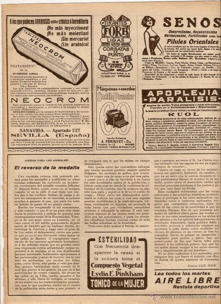 Collezionismo: A&Ntilde;O 1925 RECORTE PRENSA PUBLICIDAD TABLETAS NEOCROM SANAVIDA SEVILLA TIRANTES FORB
