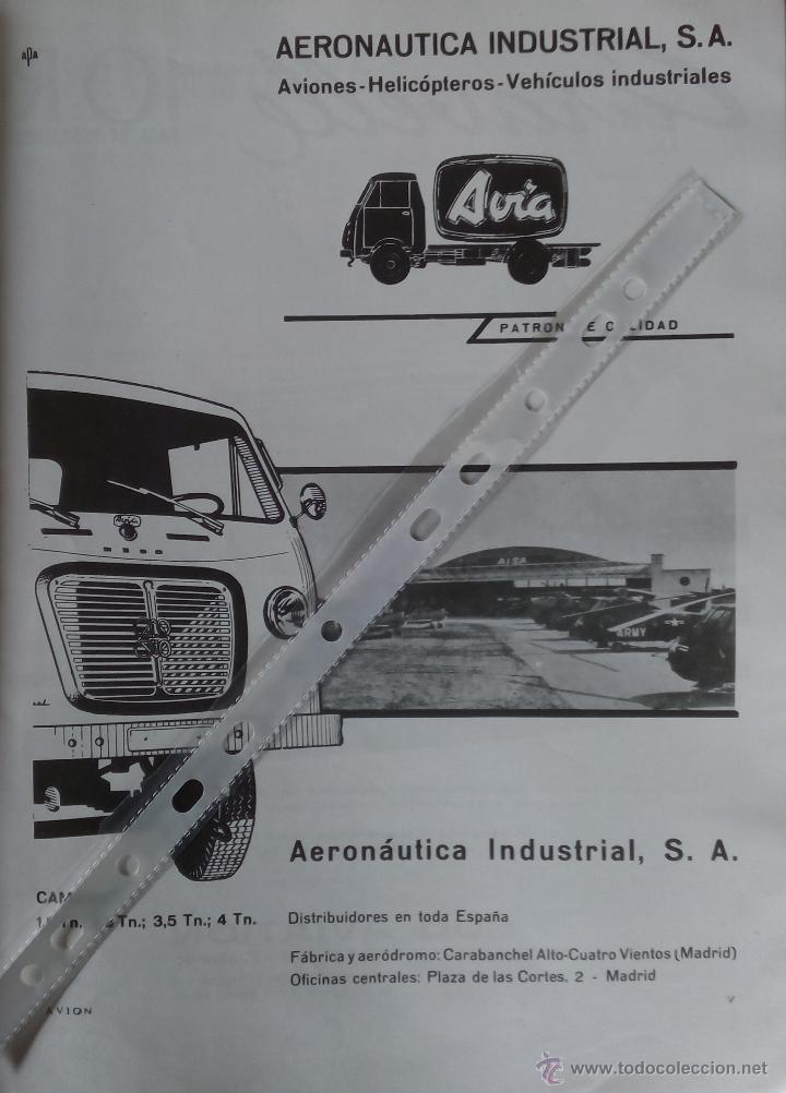 Coleccionismo: Publicidad Camion Avia ( Aeronautica Industrial S.A.) de 1966