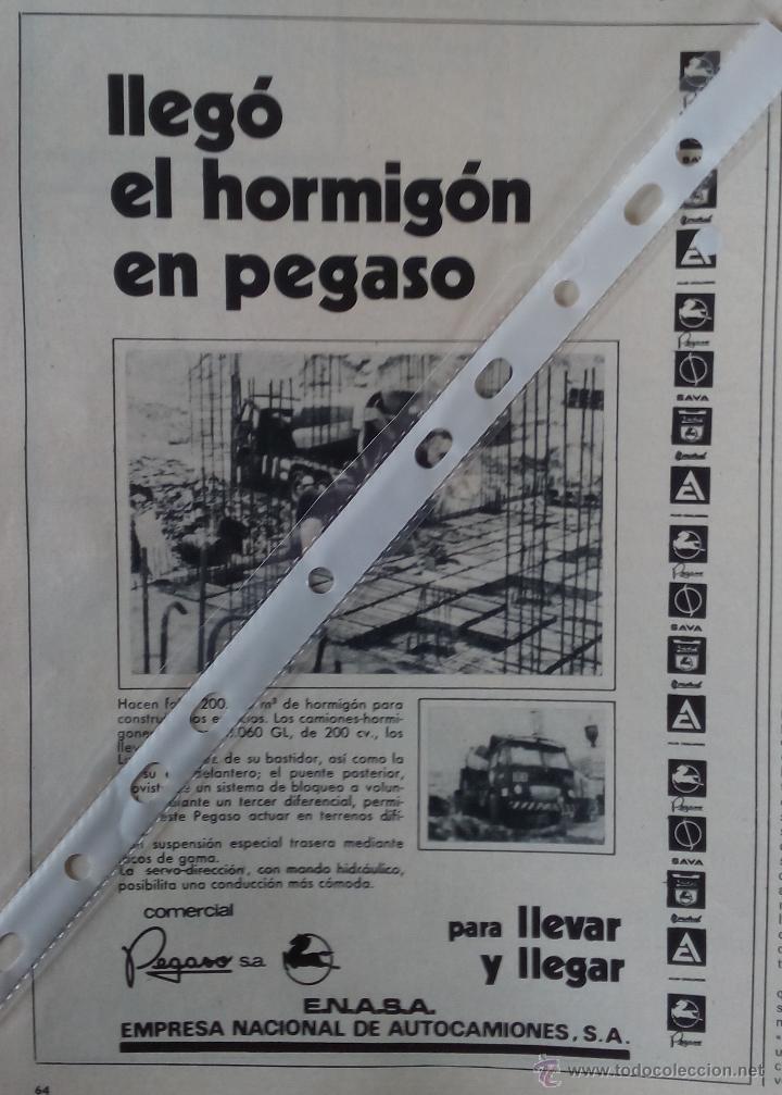 Coleccionismo: Publicidad Camion Pegaso Cabezon 3060 GL de 1971