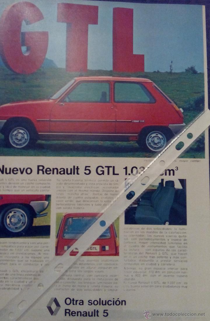Coleccionismo: Publicidad Automovil Renault 5