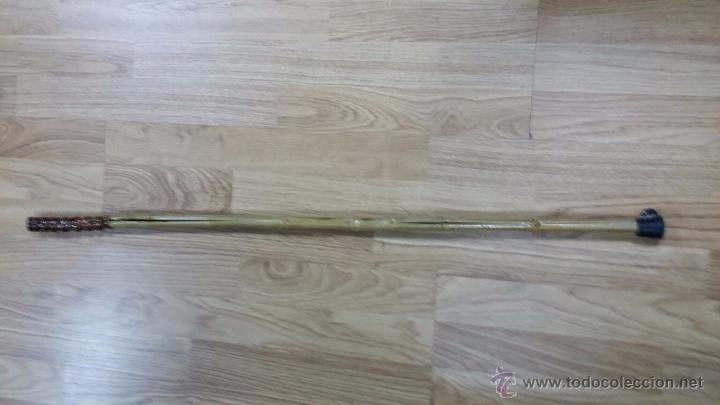 Coleccionismo: Bast&oacute;n de bamb&uacute;. Tama&ntilde;o 90 cm - - Foto 1