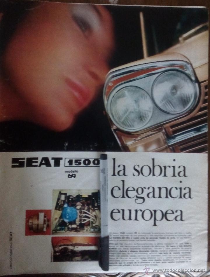 Collectionnisme: Publicidad Automovil Seat 1500