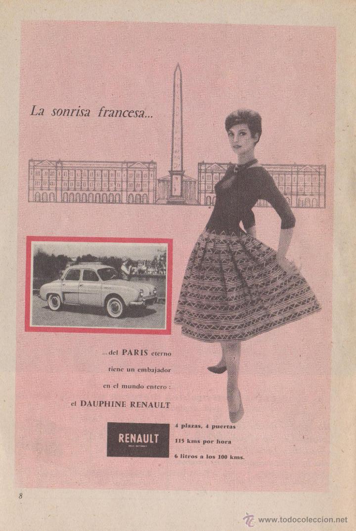 Collectionnisme: Publicidad Automovil Renault Dauphine