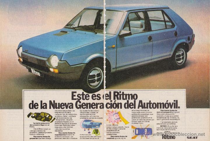 Sammelleidenschaft Papier: Publicidad Automovil Seat Ritmo