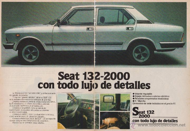 Sammelleidenschaft Papier: Publicidad Automovil Seat 132
