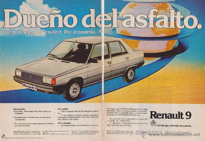 Sammelleidenschaft Papier: Publicidad Automovil Renault 9