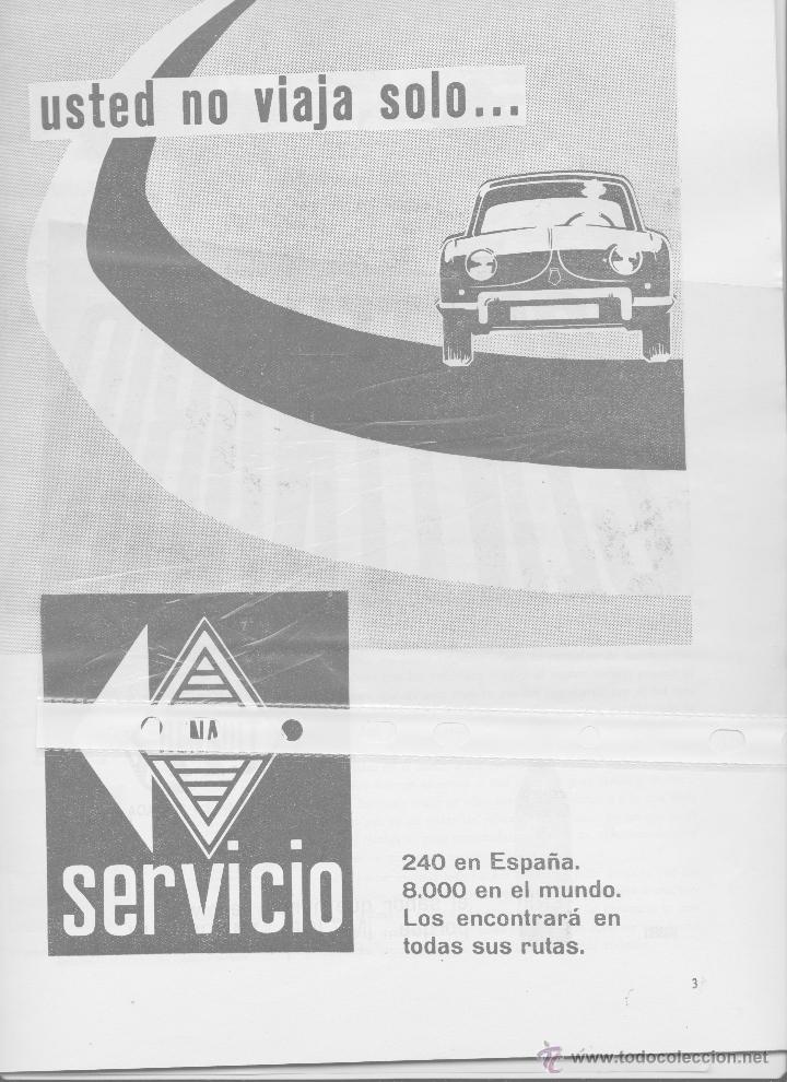 Sammelleidenschaft Papier: Publicidad Automovil Renault Servicio de 1963