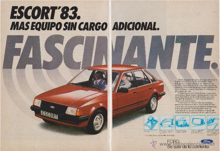 Sammelleidenschaft Papier: publicidad automovil Ford Escort