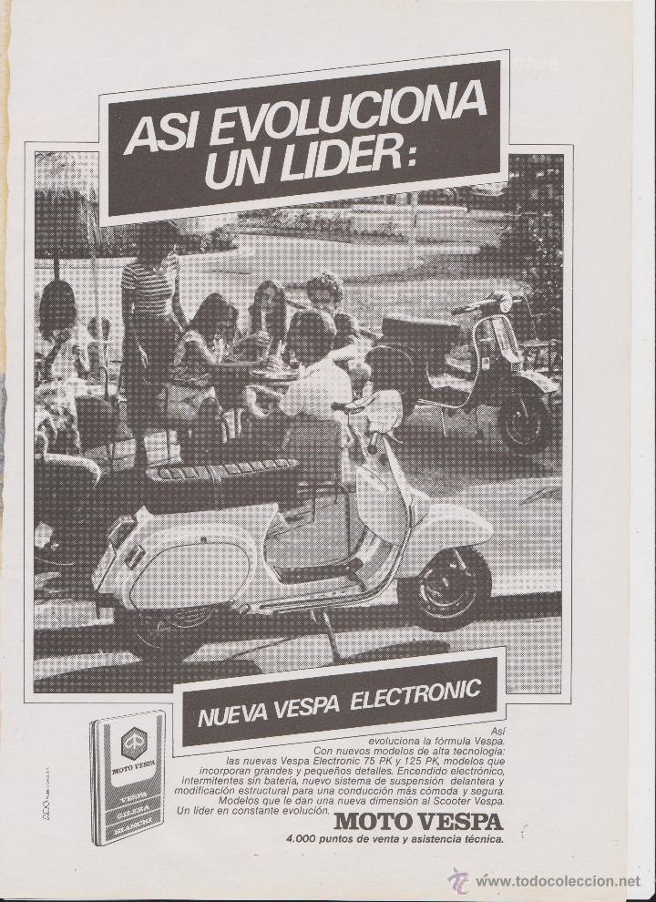 Coleccionismo: publicidad moto Vespa