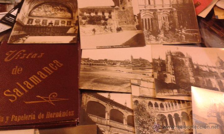 Colecionismo: Album con 11 vistas de Salamanca. Librer&iacute;a y papeler&iacute;a de Hern&aacute;ndez. Casa vista mide 15 x 12 cm