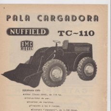 Coleccionismo: PUBLICIDAD PALA CARGADORA NUFFIELD BMC DIESEL