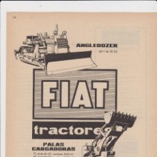 Coleccionismo: PUBLICIDAD TRACTORES FIAT , TRACTORES , PALAS CARGADORAS DE LOS AÑOS 60