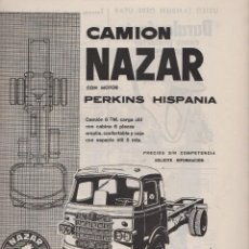 Coleccionismo: PUBLICIDAD CAMION NAZAR