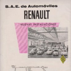 Coleccionismo: PUBLICIDAD AUTOMOVIL RENAULT 